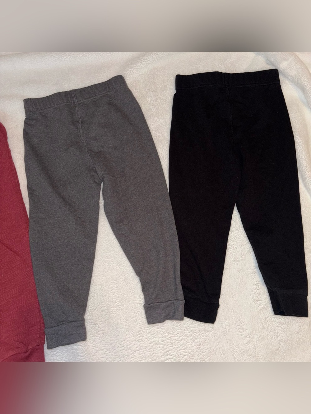 Garanimals 3-Pack Joggers - Red, Gray & Black - Picture 3 of 6